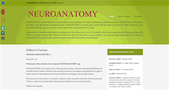 Desktop Screenshot of neuroanatomy.org