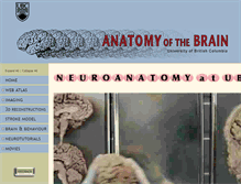 Tablet Screenshot of neuroanatomy.ca